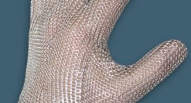 Manulatex Wilco Chainmail Stainless Steel Gloves, 7.5cm Cuff